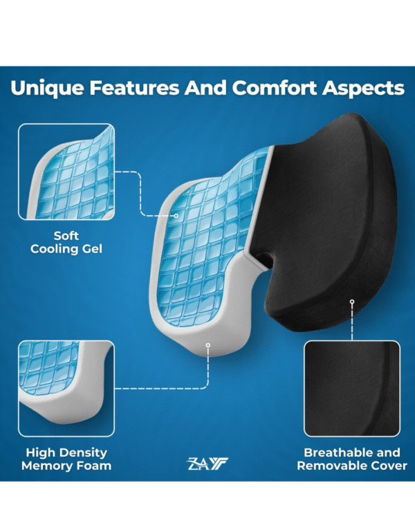 ZAYF Orthopedic Coccyx Cushion - Image 3