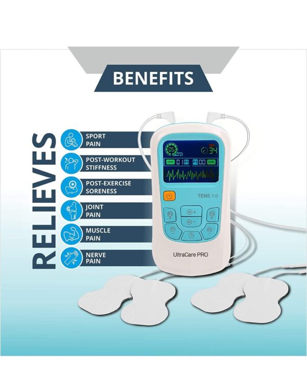 UltraCare PRO TENS 1.0 TENS Body Machine for Physiotherapy Massager - Image 3