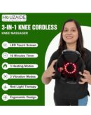 Houzaide Knee Massager for Joint Pain Relief — 3 Levels Heat Vibration