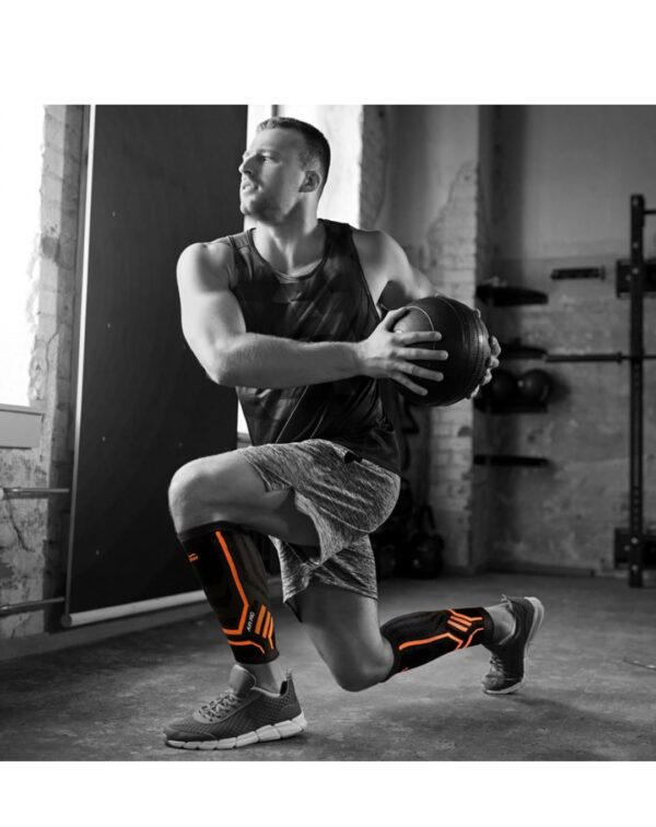 TYNOR Calf and Shin Support Air Pro, Black & Green - Image 4