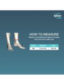 TYNOR Ankle Wrap Sleek Elastic, Grey, Universal