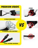 YETI Resistance Exercise Bands with Door Anchor, Handles, Waterproof Carry Bag