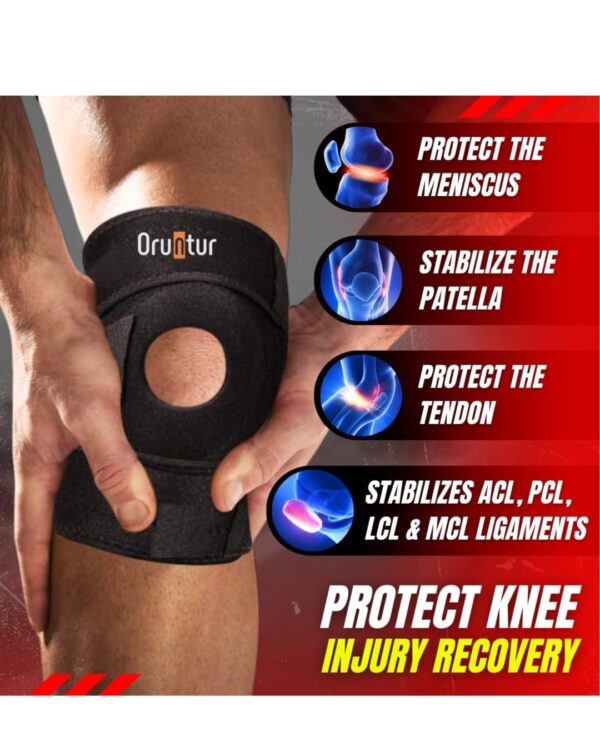 Oruntur™ Premium Knee Brace with Built-in 5mm Gel for Knee Pain - Image 4