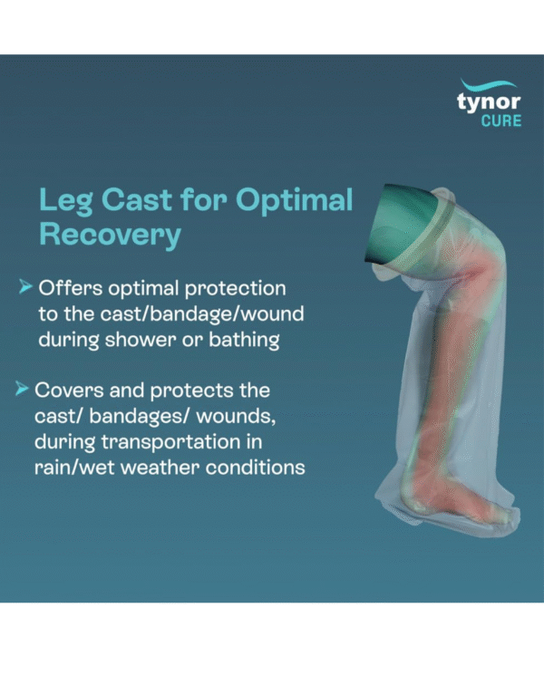 TYNOR Cast Cover Leg, White, Universal Size - Image 4