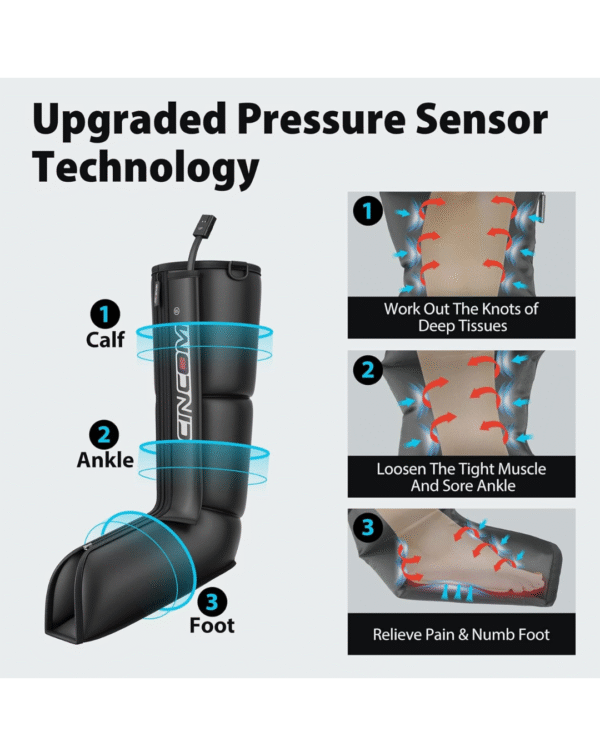 CINCOM Leg Massager for Circulation and Pain Relief,Corded Electric - Image 2