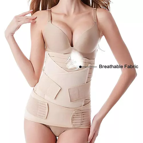 CURVEAR Women's Polyester | Maternity Belt After Delivery - (Size - 27-28" consider as waist)