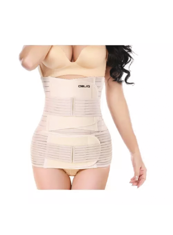 Obliq 3 in 1 Post Pregnancy Belt - (XXXL Waist 43 - 48) | Maternity Belt After Delivery