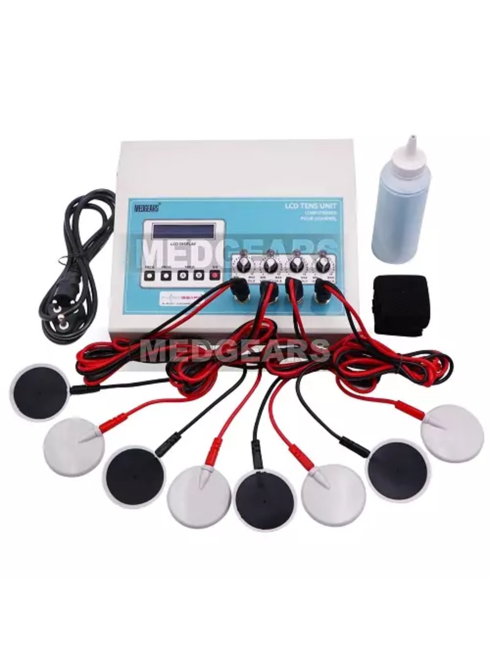 MEDGEARS 4 Channel LCD Tens Physiotherapy & Electrotherapy Machine
