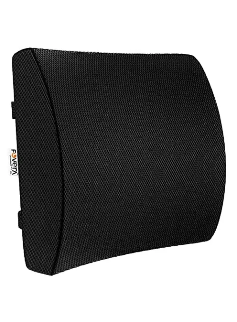 FOVERA Orthopedic Lumbar Support Memory Foam Back Rest Pillow - Designed for Back Pain Relief | Ideal Back Support Pillow for Computer/Office Chair