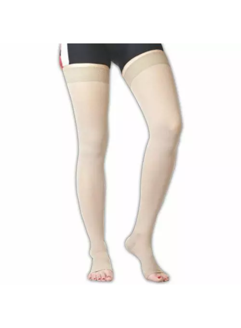 Flamingo Medical Compression Above Knee Stockings (I Size, Small)