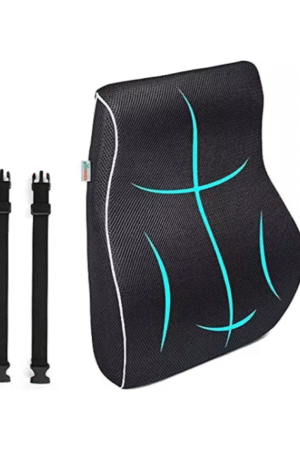 Grin Health SitRight Ergonomic Back Support Memory Foam Backrest Pillow