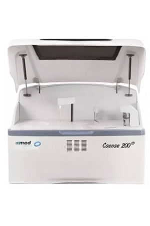 Hospitalstore/LAB EQUIPMENT/Biochemistry Analyzer/Biochemistry Machine/Medsource Csense 200 CD Clinical Chemistry Analyzer with Clot Detection Medsource Csense 200 CD Clinical Chemistry Analyzer with Clot Detection Brand: Medsource -9% OFF Medsource Csense 200 CD Clinical Chemistry Analyzer with Clot Detection Write a review PRODUCT CODE: HS92787 ₹576,800 ₹632,000 You save: ₹55,200 In stock + 1 −  Buy Now Ask Quotation Offers  Get FREE Infrared Thermometer on order above INR 25,000  View More Pay Online and get 1% Instant Discount  View More Upto 5000 OFF on Your First Order  View More Check availability at your Pincode    Enter Delivery Pincode Check Add to wish list Compare Request a call chat with us Estimated Delivery 3-7 Days Brand Medsource Shipping time and rates Shipping: about 5-7 Days, from ₹‍0‍ Download Product Catalog, Data Sheet Our advantages — GST Invoice available  — Mail /SMS notification  — Easy Return and exchange  — Different payment methods  — Best price  Payment options - Credit/Debit Card Payment - Netbanking and UPI Payment - NEFT or RTGS to Bank Account - Easy EMI on selected products - Partial COD payment on delivery Similar Categories Biochemistry Machine / Medsource Medsource Csense 200 CD Clinical Chemistry Analyzer with Clot Detection