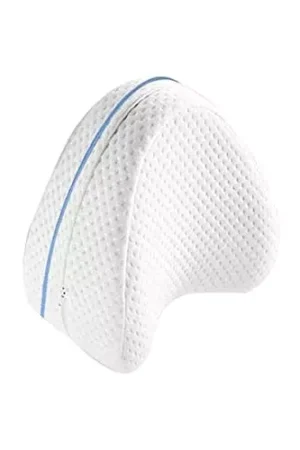 JELLEX Memory Foam Orthopedic Leg Pillow | Sleeping Cotton Cushion Leg Pillow for Back, Hip, Joint, Knee Pain Relief