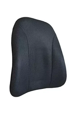 MEDITIVE Orthopedic Pillow for Back Pain Relief | Lumbar Support Memory Foam Cushion for Computer/Office Chair
