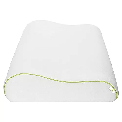 Cushows Memory Foam Contour Cervical Pillow | Side Sleeper Cervical Pillow for Neck Pain, Large - (15" x 24" x 4")