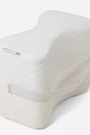 UrbanBed Memory Foam Orthopaedic Knee Pillow - with Removable Cover | Standard Size - 10 x 8 x 6 Inches
