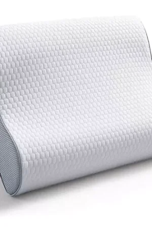 HealthSense Memory Foam Cervical Pillow | Orthopedic Bed Pillow for Sleeping & Neck Pain Relief with Bamboo Fibre Cover